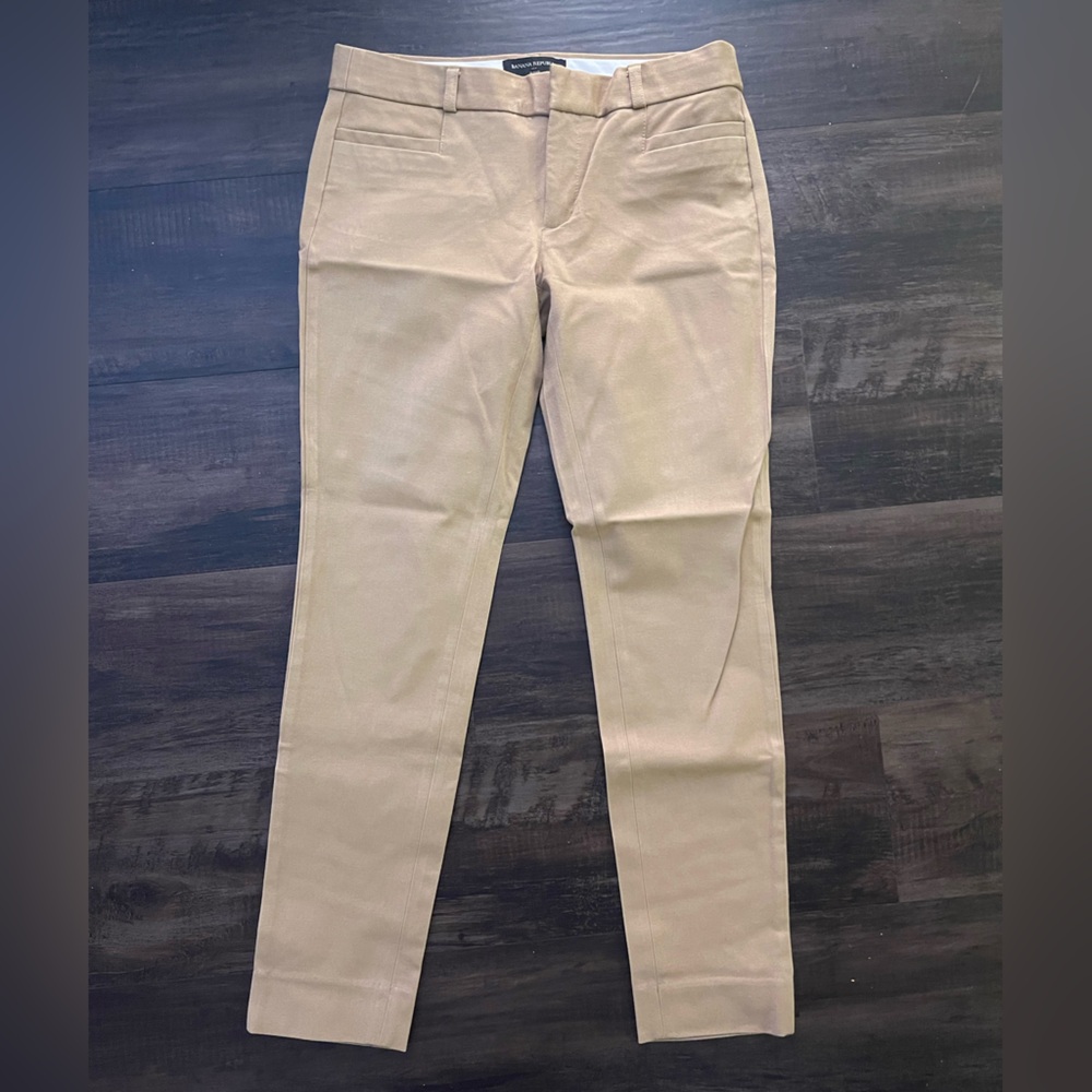 Banana Republic Tan/Beige Sloan Trousers